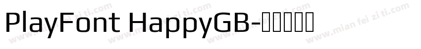 PlayFont HappyGB字体转换